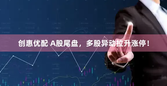创惠优配 A股尾盘，多股异动拉升涨停！
