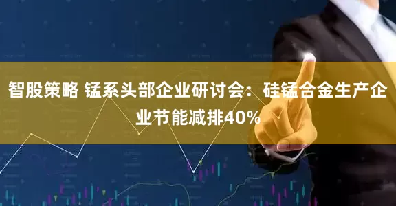 智股策略 锰系头部企业研讨会：硅锰合金生产企业节能减排40%