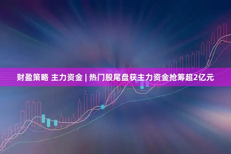 财盈策略 主力资金 | 热门股尾盘获主力资金抢筹超2亿元