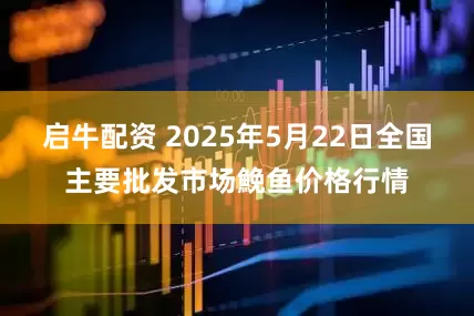 启牛配资 2025年5月22日全国主要批发市场鮸鱼价格行情